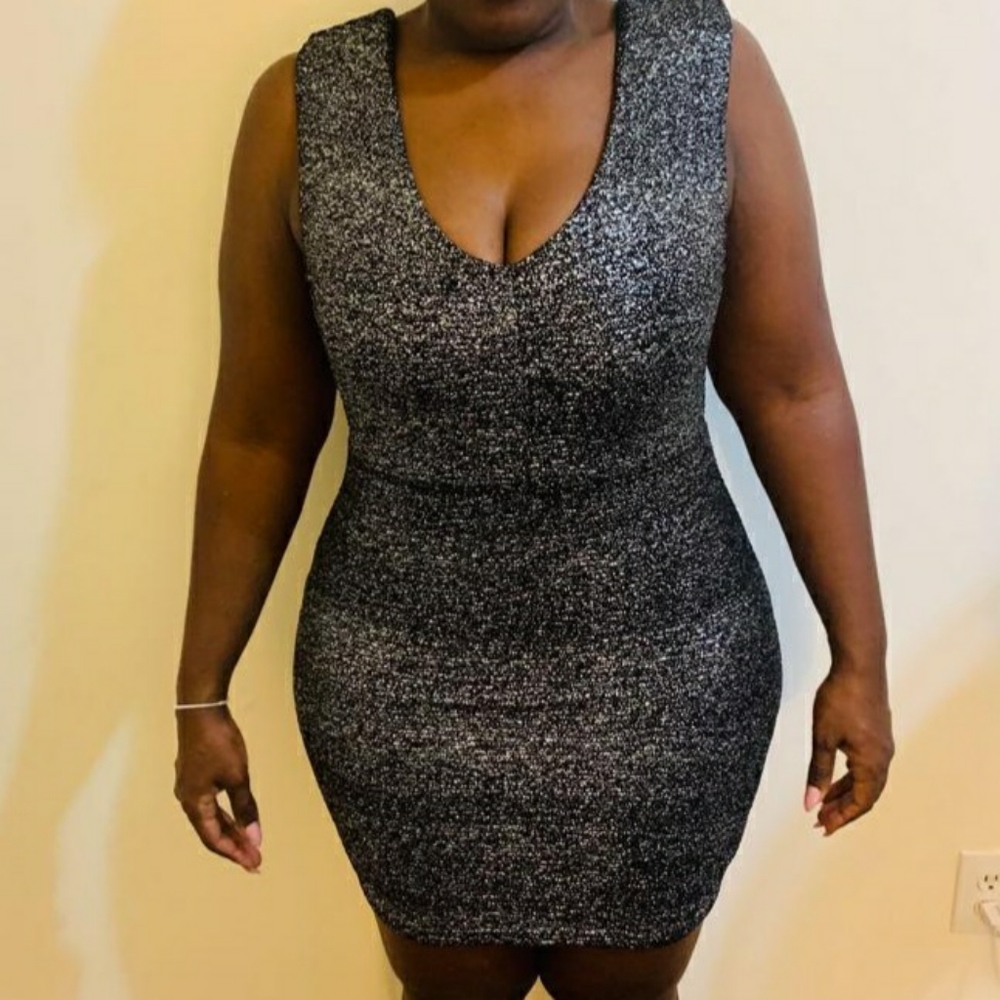 Forever 21 Silver Dress